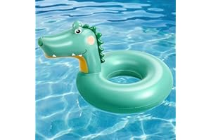 MoKo Swim Pool Floats for Toddler, Inflatable Pool Floaties, Swimming Tubes for Kids, Cute Cartoon Design, Outdoor Water Toys