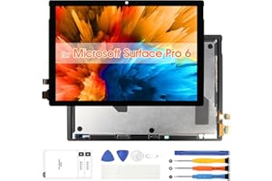 ARSSLY for Microsoft Surface Pro 5 Screen Replacement - for Microsoft Surface Pro 5 / Pro 6 LCD Display for Surface Pro6 LCD Touch Screen 1796 1807 12.3" Digitizer Assembly with Tools (Black)