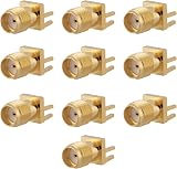 Yosoo Health Gear SMA Female Jack Connector PCB Panel Mount Plug 4 Pins view 7