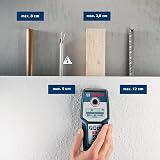 Bosch Professional GMS 120 Stud Finder Metal Live Cable Detector 38-120mm Depth view 3