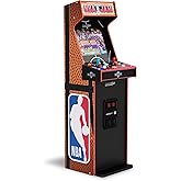 ARCADE1UP NBA Jam Deluxe 2-Player Control Panel Arcade Machine, Built for Your Home, 5 Foot Tall Cabinet with 3 Classic Games