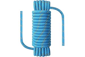 NorthPada Multi-Purpose Climbing Rope - 8/10/12mm x 5/10/20/30m, Ideal for Rappelling, Boating, Tree Swing, and Sailing