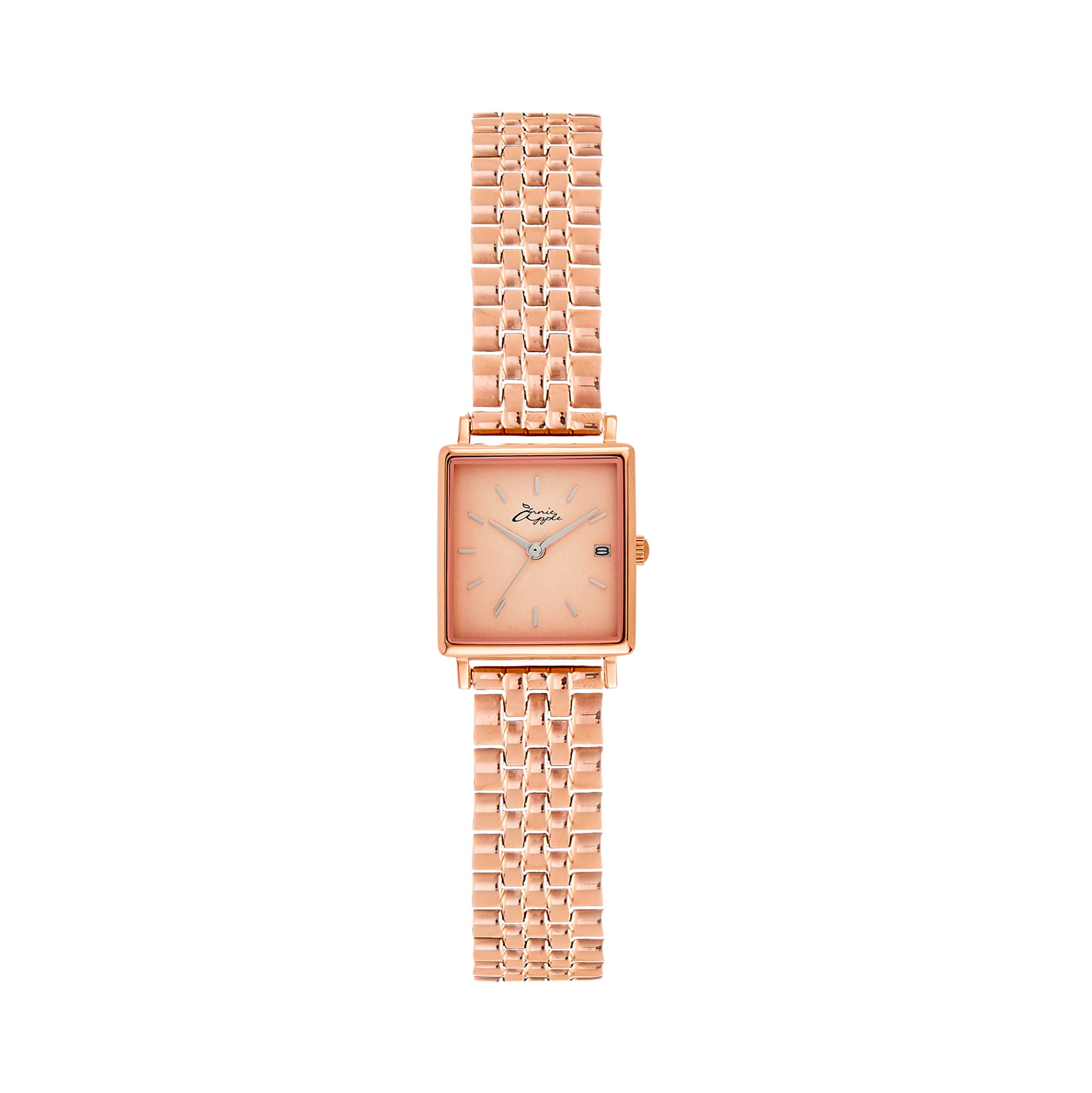 Annie Apple Quaintrelle Square Rose Gold Link 22 * 24mm