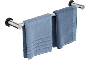 ULIBERMAGNET Magnetic Towel Holder,1 Set Magnetic Towel Rail Silver with Adjustable Length, Non-Slip Stainless Steel Towel Rail for Refrigerator, Oven, Dishwasher, Cabinet, Laundry
