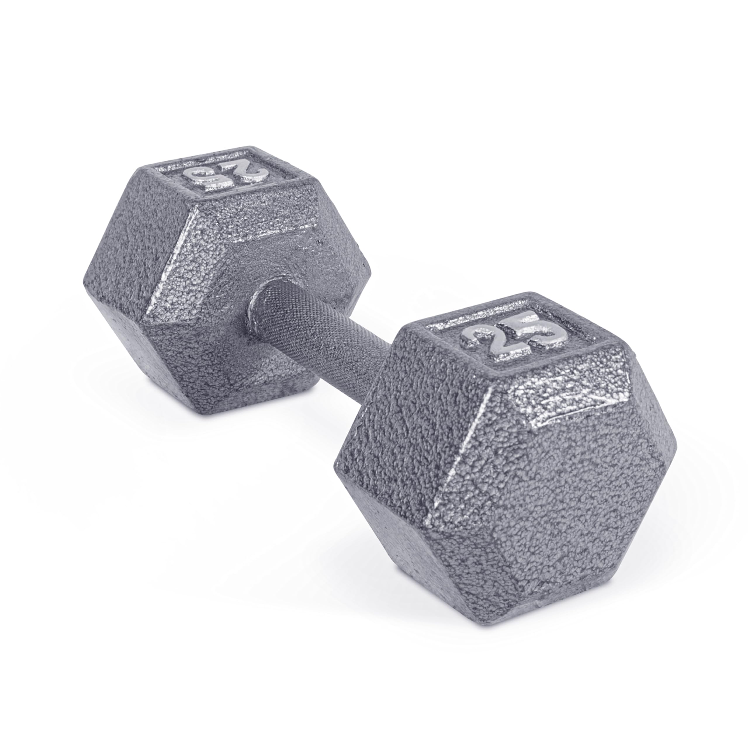 CAP Barbell Cast Iron Hex Dumbbell, Single, 25 lb Image