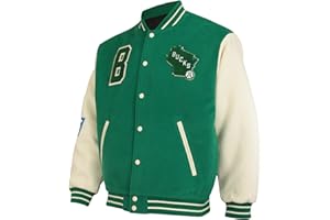 FISLL NBA Teams Men's Varsity Jacket with Chenille Applique