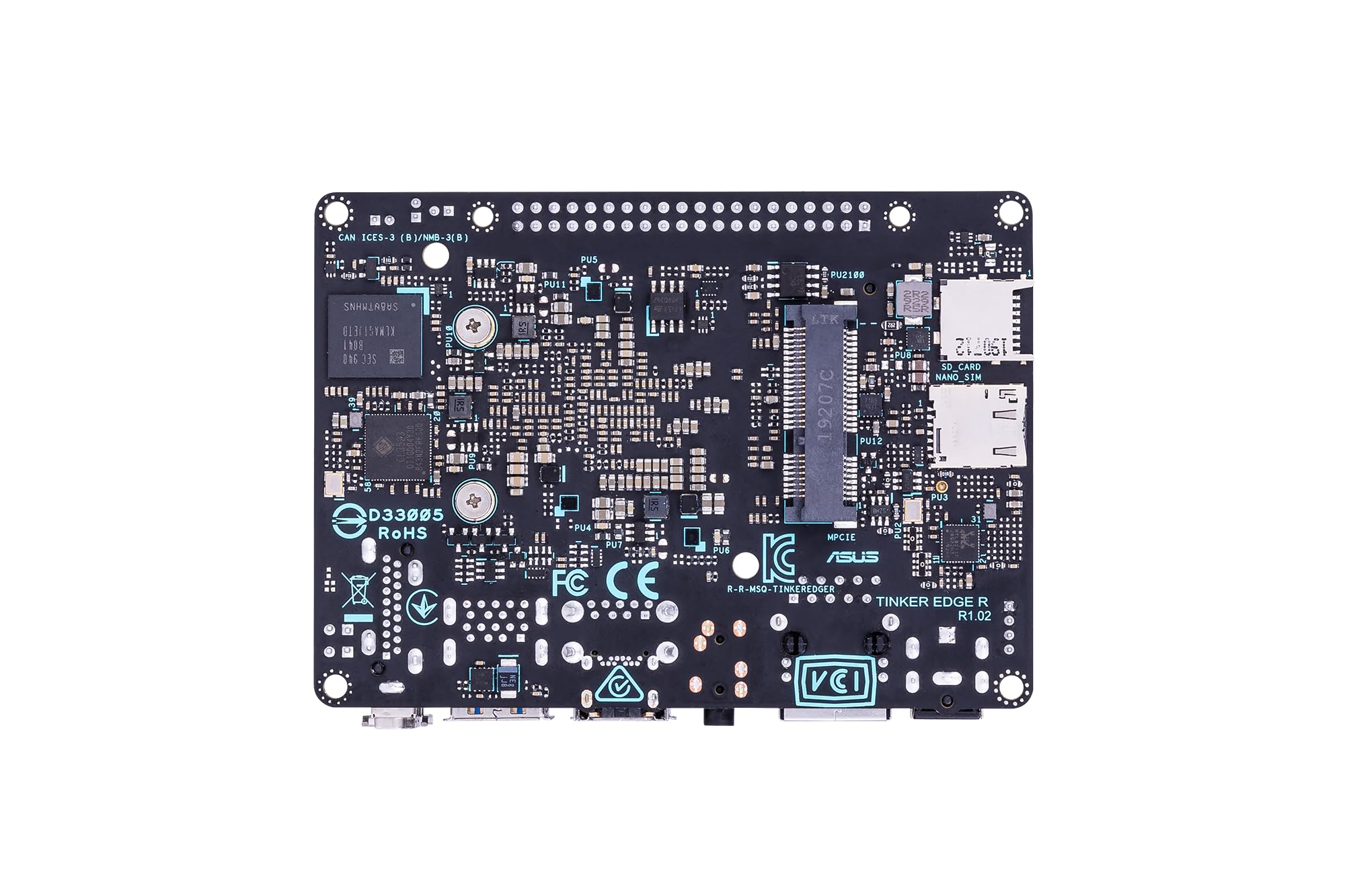 ASUS Tinker Edge R Single-Board-Computer (Einplatinencomputer, Mainboard für KI-Anwendungen, Machine-Learning) 4