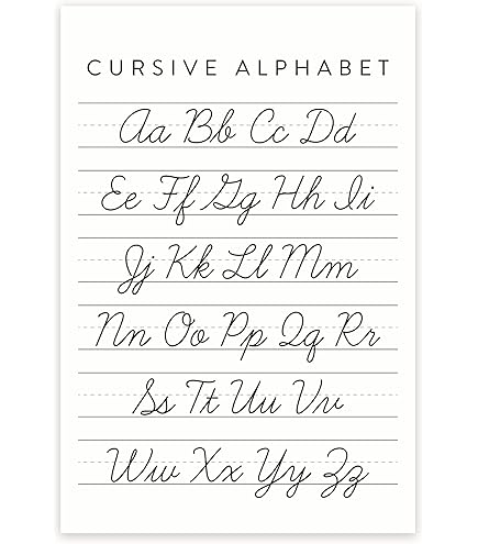 Old Cursive Letters A Z