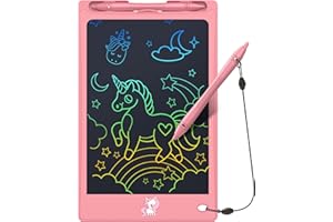 FLUESTON Toys LCD Writing Tablet Toddler,Toys for Boys Girls 3 4 5 6 7 8year,8.8 Inch 1pcs in 1 Pack Drawing Pad Toy Christmas Birthday Gifts for Kids,Drawing Tablet Doodle Board Cute Unicorn