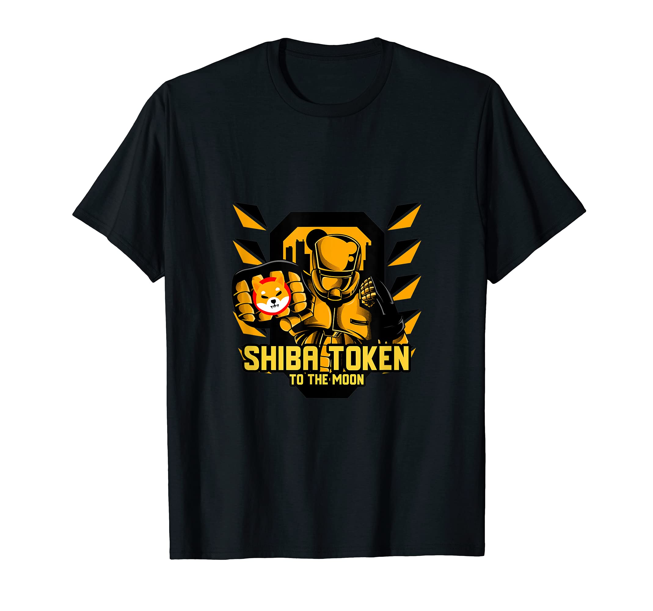 Shiba Inu Token To The Moon Crypto Coin Cryptocurrency T-Shirt