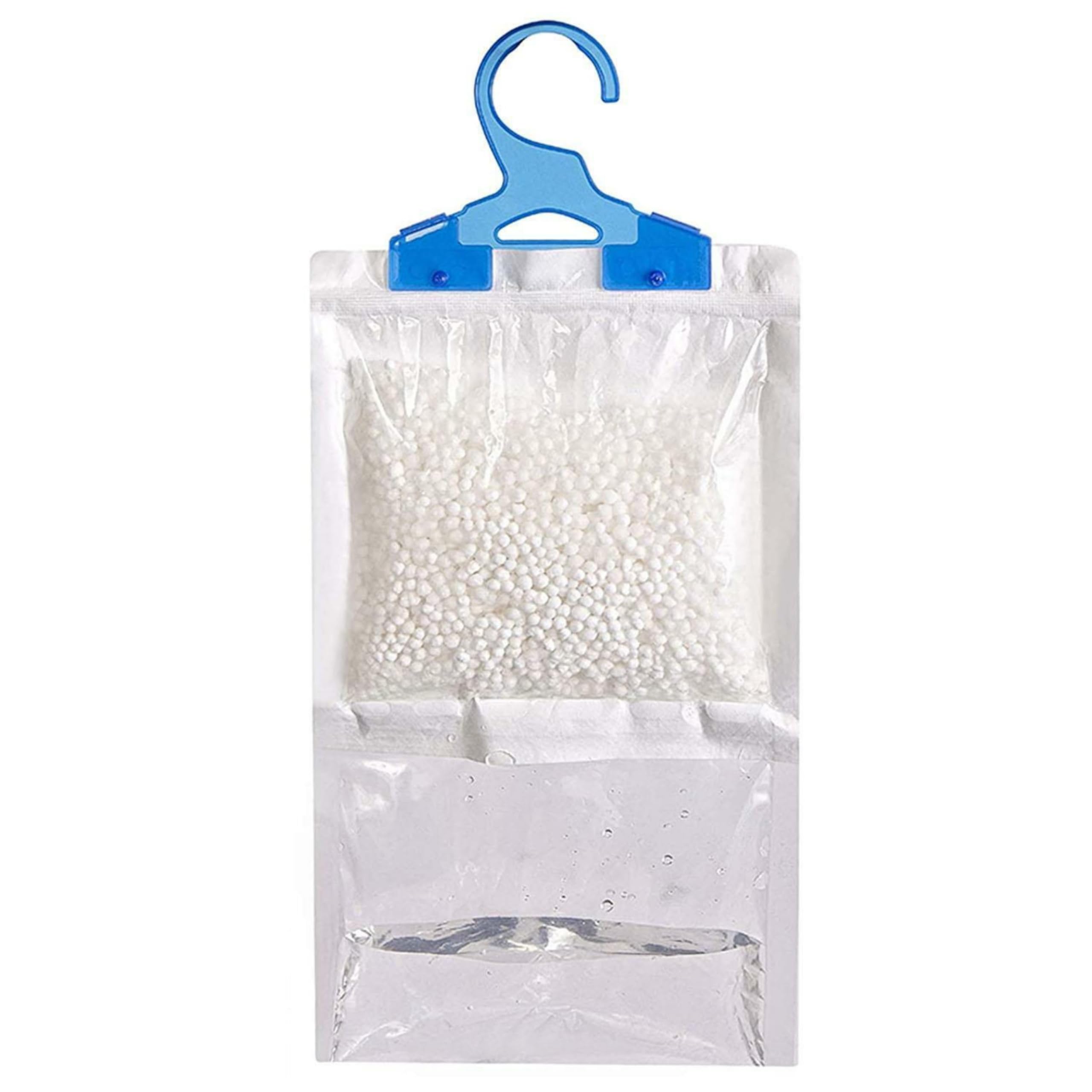 Pack of 3 Wardrobe Dehumidifier Hanging Bags - 180g Each - Moisture Absorbers for Damp, Mould, Bedroom, Caravan, Bathroom, Basement, Office