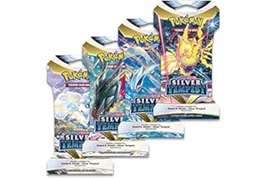 8 Packs Pokemon TCG: Sword & Shield Silver Tempest Booster Pack - 10 Cards