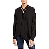 Bailey 44 Tie Neck Blouse Black Small
