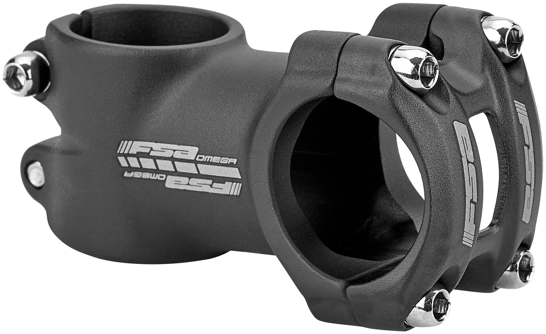 FSA, Omega Handlebar Mount, 31.8 6° 80 mm Unisex-Adult, Matt Anodized Black, One Size