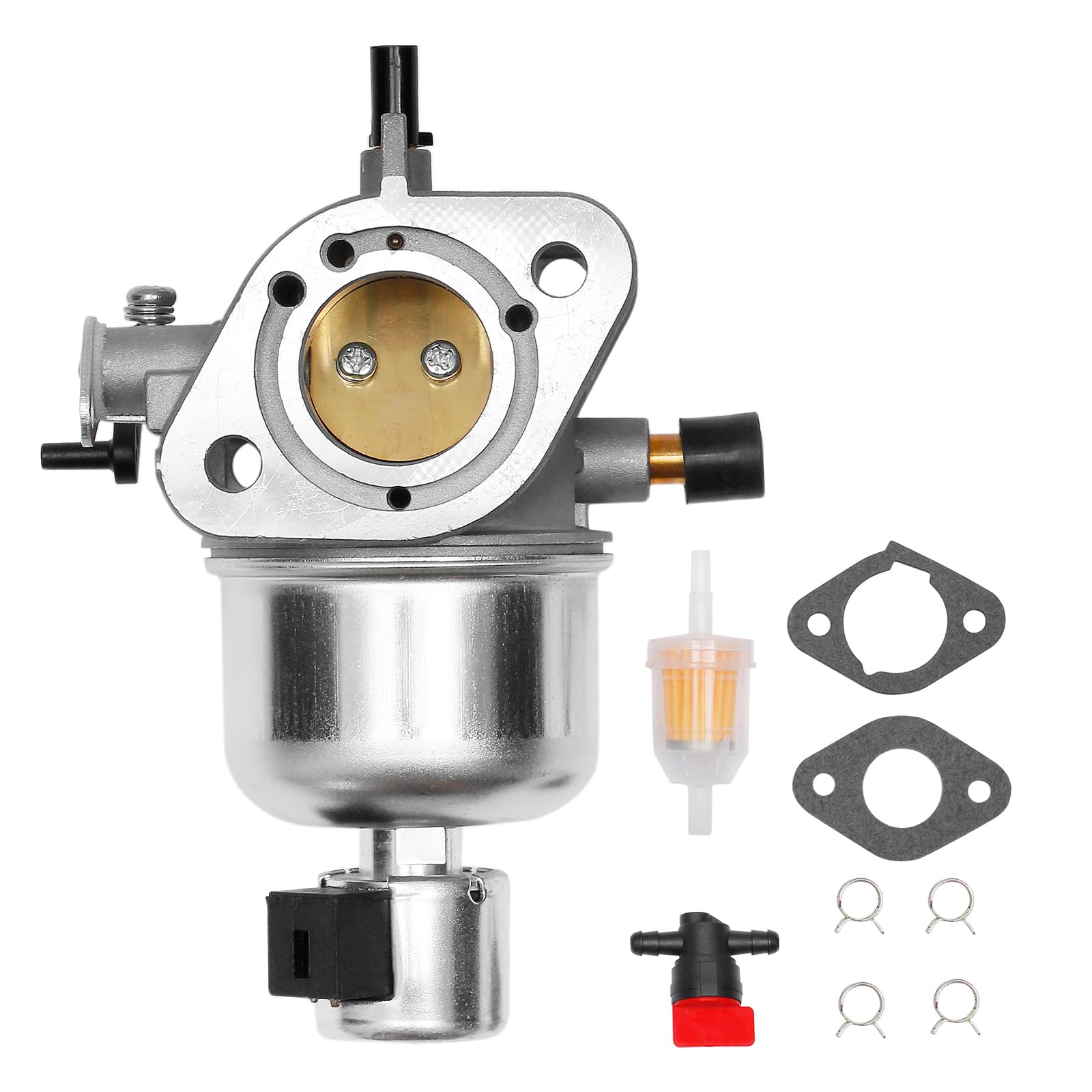 Photo 1 of 15004-7060 Carburetor, Compatible With Kawasaki FH580V FS541V FR600V FS600V Engine, John Deere X300 X300R X304 235 Lawn Mowers, 19HP 4 Stroke Engines, Replaces# 15003-7100