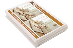 GORTUPI Twin Size Dual Sided Mattress Non Slip Pad Gripper - PVC Anti Slide Mat for Bed, Couch & Rugs - Custom Cut to Size with Scissors/Knife (47.24 * 78.74 in)