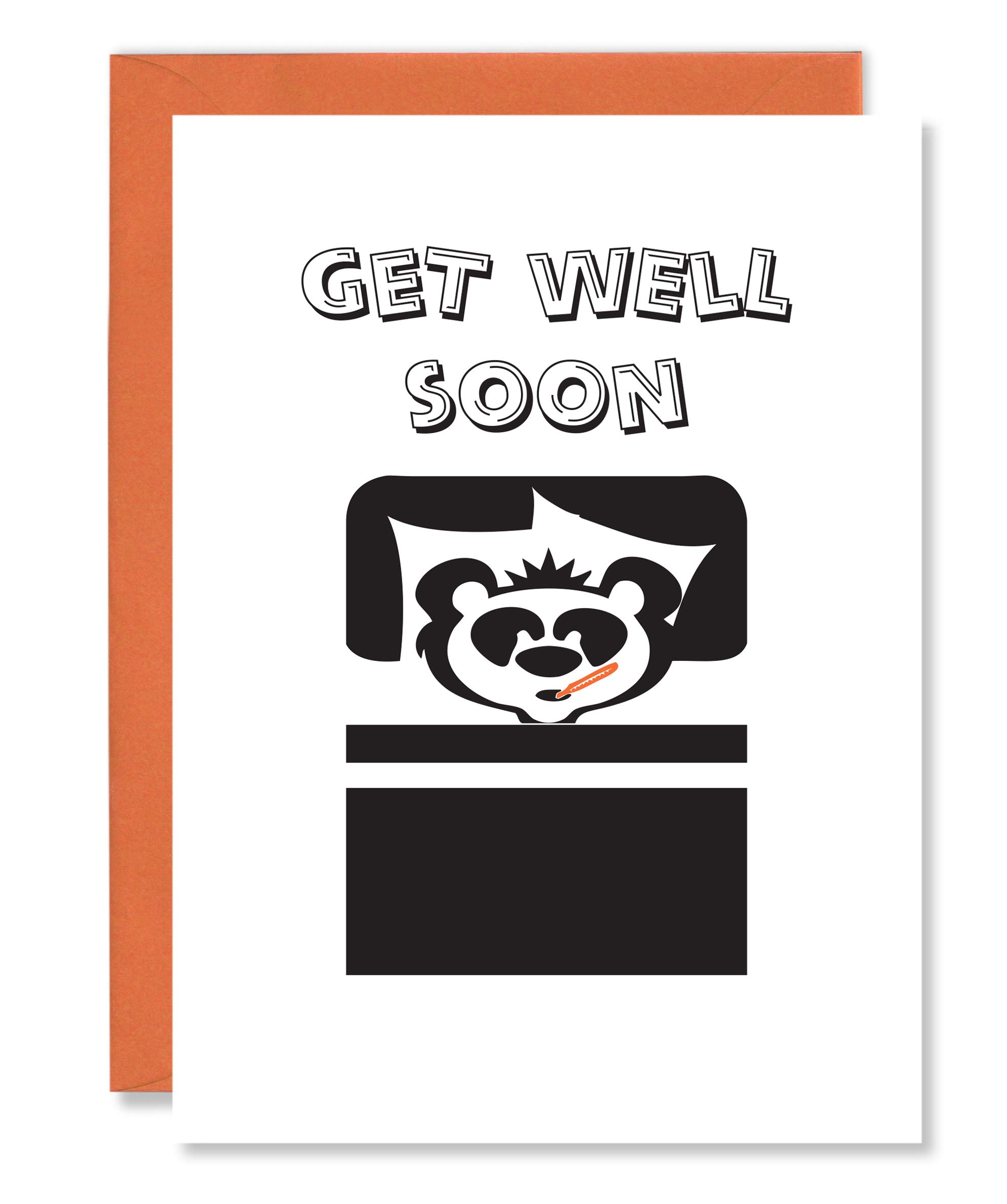 Curious Cards - Get Well Soon (Humorous | Friend | Colleague | Family) - Funny Office Poem Verse Greetings Card sold by Card Candy