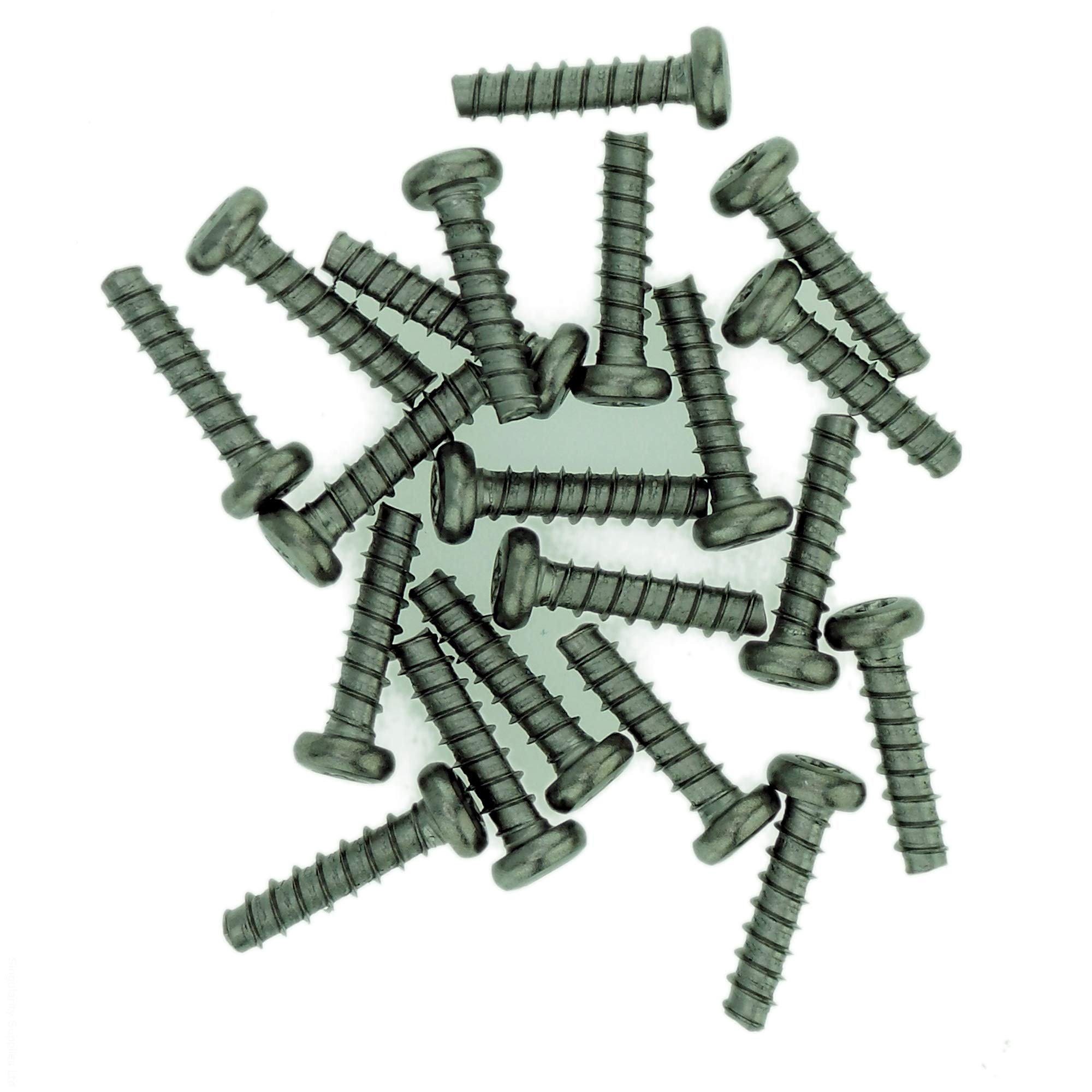 D3.5 (3.5mm x 6mm) TX Pan Screws for Plastic (Trilobular) - Stainless Steel (A2) (Pack of 20) — image 1