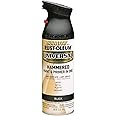 Rust-Oleum 245217 Universal All Surface Hammered Spray Paint, 12 oz, Black