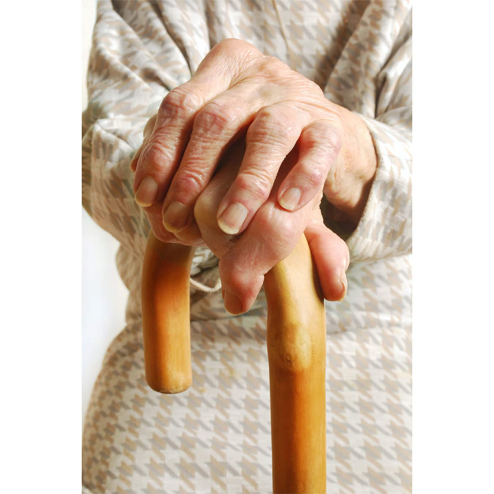 Carex Wooden Walking Cane, Round Handle Wood Cane with Natural Ash Finish and Rubber Tip, Traditional Style Walking Stick for Men and Women, 36 Inch Height, 7/8 Inch Diameter Natural Ash Finish