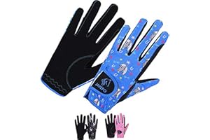 Jayefo Kids Equestrian Horse Riding Gloves Kids Youth Children Horseback Gardening Bike Outdoor Soccer Girls Riding Sports
