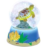CoTa Global Sea Turtle Snow Globe - Sparkly Water Globe Figurine with Sparkling Glitter, Collectible Novelty Ornament for Home Decor, for Birthdays, Christmas, and Valentine's Day - 65mm