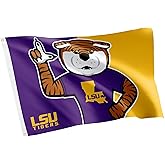 Desert Cactus LSU LSU Flag - 3 x 5 Feet Tigers Banner, Indoor/Outdoor Durable Fabric, 100% Polyester Design (Style C)