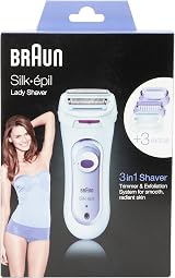 Braun Silk-épil 5-560 Lady Shaver 3-in-1 Wet Dry Exfoliating Trimmer Purple view 3