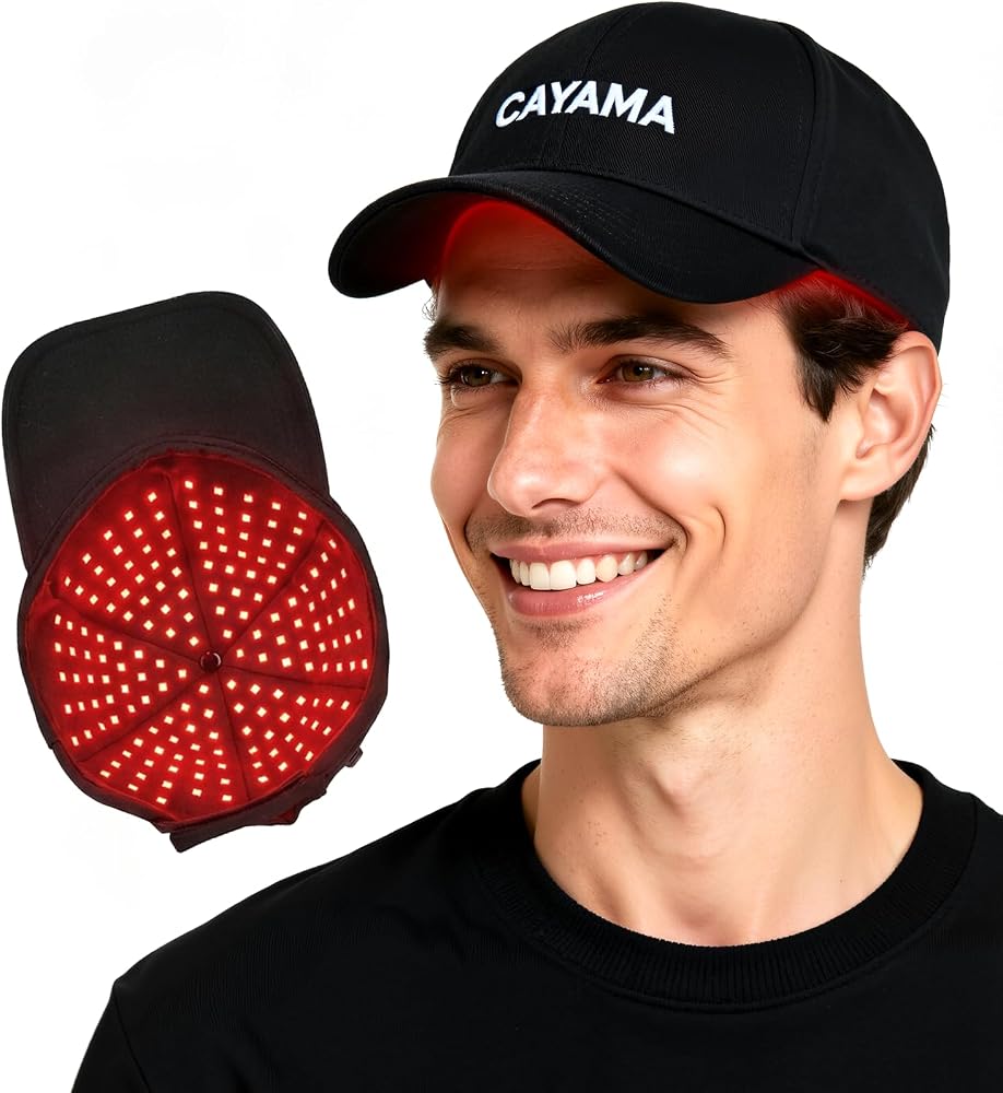 CAYAMA Red Light Hair Growth Cap for Men & Women, 528 Total Light Emitters
