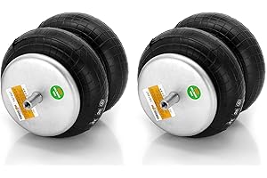 2 PCS TORQUE Double Convoluted Air Spring Bag Replacement For Firestone 7897, W01-358-7897, Hendrickson 2878, S-23114, C-23114 (2 x TR7897_01_)