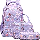 Girls Backpack for Elementary Kids School Bookbag Set Cute Unicorn Backpacks for Girls Water Resistant