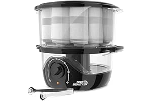 DEER BEAUTY Towel Steamer-Hot Towel Warmer 600 W Tabletop Moist Towel Heater, Holds up to 18 Towels,30 Minute Auto Shut Timer,Professional Salon Equipment Towel Warmer for Facials,Spa,Barbers,Massage (Black 2)