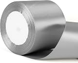 YAAVAAW 22m Gray Satin Ribbon 75mm Wide 3" Thick Gift Wedding Car Decor