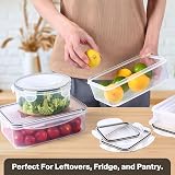 YASHE 38Pcs Airtight BPA-Free Food Storage Containers with Lids view 5