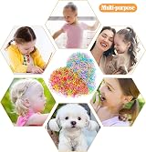 Hanyousheng Elastic Hair Bands 1500 Pcs Mini Multicolored Small Rubber Elastics view 7