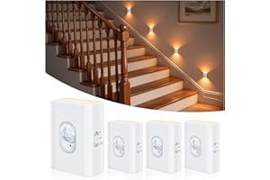 WILLED Motion Sensor Light Indoor, Rechargeable Motion Sensor Night Light, Mini Soft White Stair Lights, Wireless Night Light