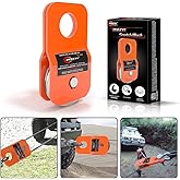RUGCEL WINCH 4.8T Heavy Duty Recovery Winch Snatch Block,10500lb Capacity,Towing Pulley System for Synthetic Rope or Steel Ca
