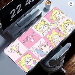 YBHNTZ Anime Mouse Pad,Extended Pink Cute Large