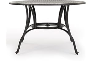 Christopher Knight Home Alfresco Outdoor Cast Aluminum Circular Dining Table, Bronze