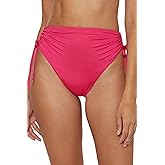 Trina Monaco High Waisted Bikini Bottom, Cheeky Coverage, Swimwear Separates for Women