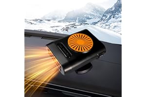 YIISHUIIL 12V Car Heater,200W 2 in1 Automobile Windshield Heating Fan/Cooling Fan Car Defroster That Plugs Into Cigarette Lighter