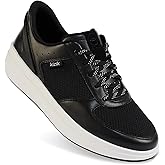 Kizik Slip On Sneakers: Brisbane - Durable Full Grain Leather, Breathable Mesh, Convenient, Hands Free Womens Walking Shoes for Everyday Comfort