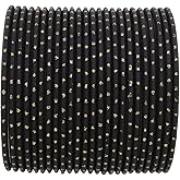 Efulgenz Indian Bangles Set Bollywood Plain Metal Bangle Bracelets Wedding Bangles Costume Jewelry for Women