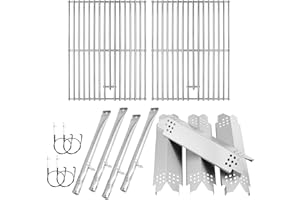 BBQration Replacement Parts Kit for Nexgrill 4 Burner 720-0830X 720-0830XF 720-0830XM, Grill Parts Kit for Nexgrill 720-0830X Replacement Parts, Grill Grate Kit for Nexgrill Replacement Parts 4 Burner