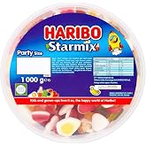 Haribo Starmix Drum, 1Kg (Pack of 2) | Haribo Starmix