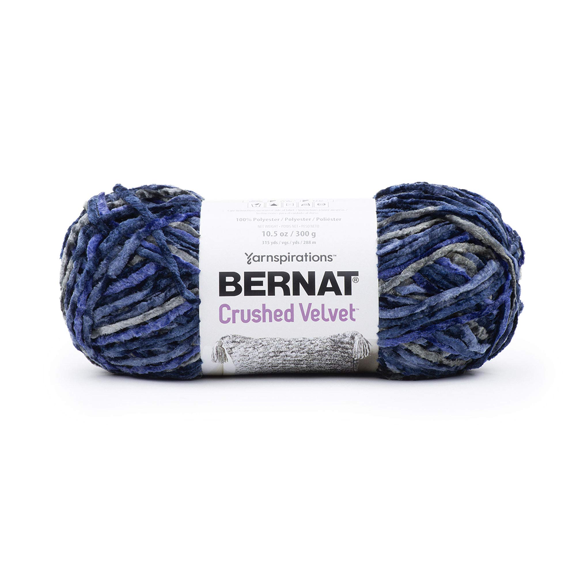 Bernat Crushed Velvet 300g - Navy — image 1