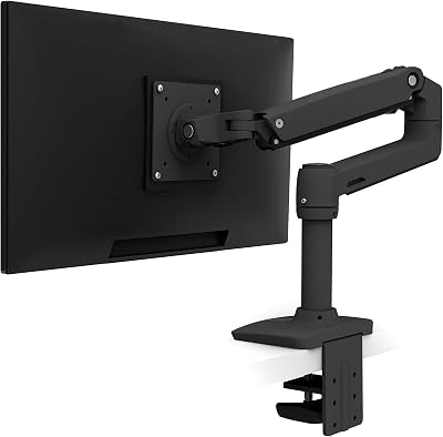 Ergotron LX Premium Monitor Arm Single Desk Mount 34 in VESA 75x75 100x100