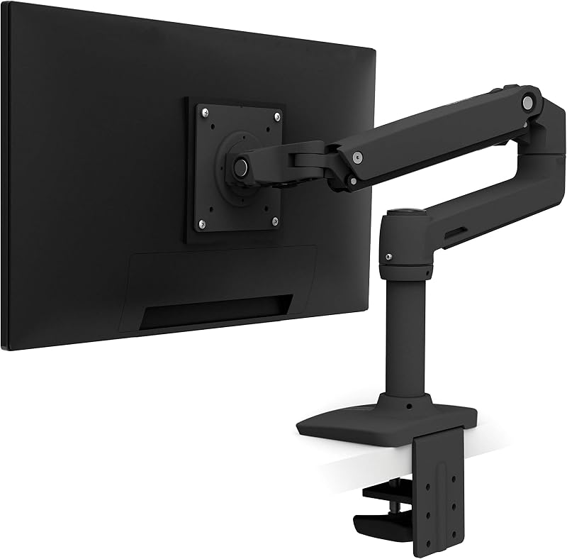 Ergotron LX Premium Monitor Arm Single Desk Mount 34 in VESA 75x75 100x100
