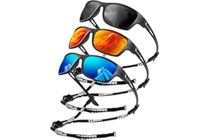 KALIYADI Polarized Sunglasses for Men, Sports Sun Glasses for Driving Cycling Fishing with UV protection