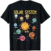 Solar System Planets Science Space Boys Girls STEM Kids T-Shirt